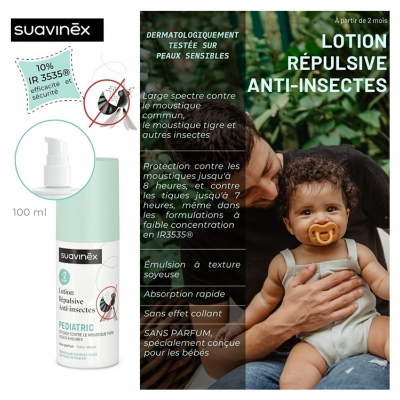 Suavinex Lotion Répulsive Anti-Insectes 100 ml