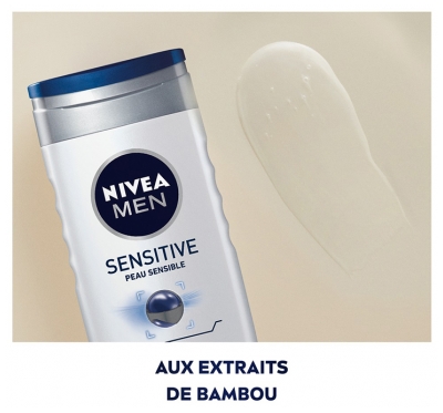 Nivea Men Sensitive Gel Douche 3en1 Corps Visage et Cheveux 500 ml