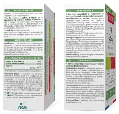 Superdiet Fer + Acérola 20 Unidoses