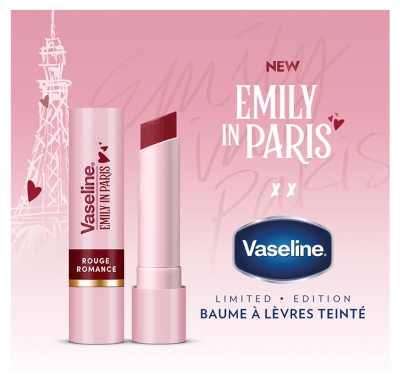 Vaseline Emily in Paris Baume à Lèvres Teinté Édition Limitée 3 g - Teinte : Rouge Romance
