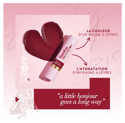 Vaseline Emily in Paris Baume à Lèvres Teinté Édition Limitée 3 g - Teinte : Rouge Romance