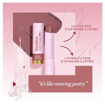 Vaseline Emily in Paris Baume à Lèvres Teinté Édition Limitée 3 g - Teinte : Nude Nouveau
