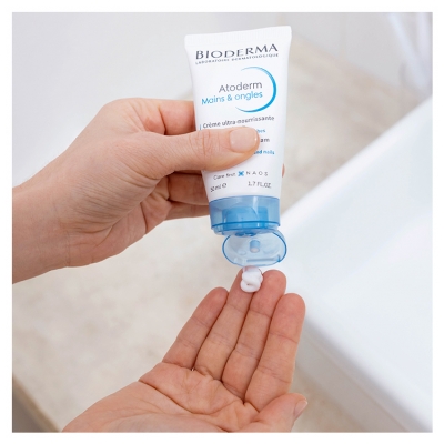 Bioderma Atoderm Crème Ultra-Nourrissante Mains & Ongles Lot de 2 x 50 ml