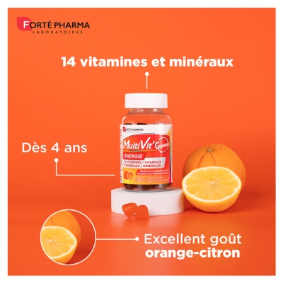 Forté Pharma Multivit' Énergie 60 Gummies