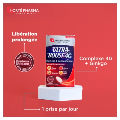 Forté Pharma Ultra Boost 4G Mémoire & Concentration 15 Comprimés