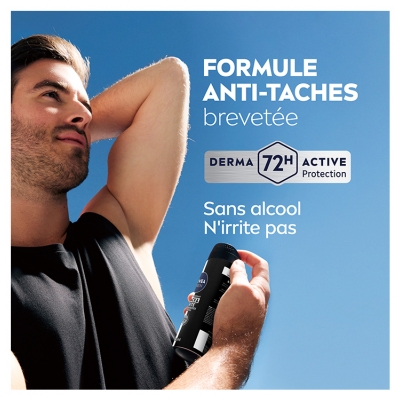 Nivea Men Black & White Invisible Déodorant Anti-Transpirant 72H Spray 250 ml