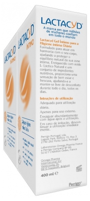 Lactacyd Classique Soin Intime Lavant Lot de 2 x 400 ml