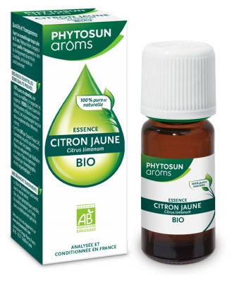 Phytosun Arôms Essence Citron Jaune (Citrus limonum) Bio 10 ml