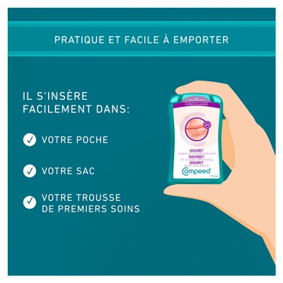 Compeed Patch Discret Traitant Bouton de Fièvre 15 Patchs