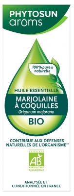 Phytosun Arôms Huile Essentielle Marjolaine à Coquilles (Origanum majorana) Bio 5 ml