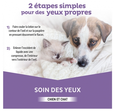 Clément Thékan Soin des Yeux Chats et Chiens 125 ml