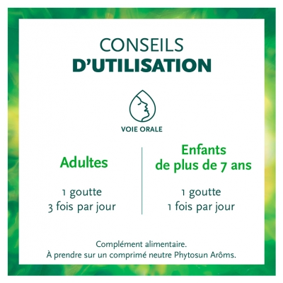 Phytosun Arôms Huile Essentielle Ravintsara (Cinnamomum camphora) Bio 5 ml