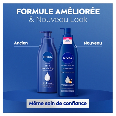 Nivea Lait Corps Nourrissant 72H 400 ml
