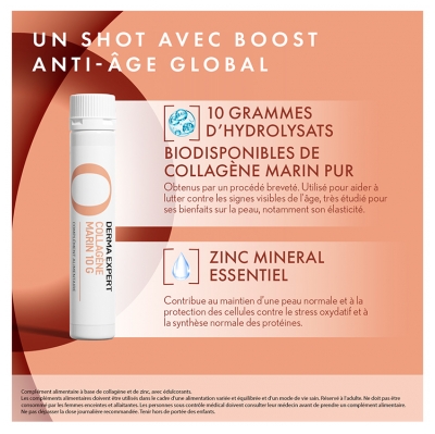 Oenobiol Derma Expert Collagène Marin 10 g 10 Shots