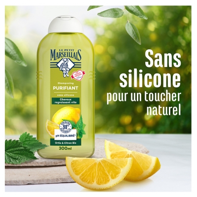 Le Petit Marseillais Shampoing Purifiant Ortie & Citron 300 ml