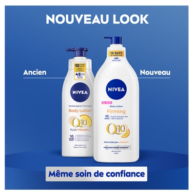 Nivea Q10 Lotion Corps Fermeté Hydratant + Vitamine C 625 ml