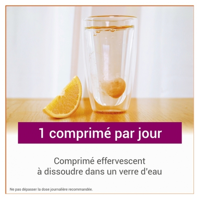 Vitascorbol Énergie Goût Orange Pressée 30 Comprimés Effervescents