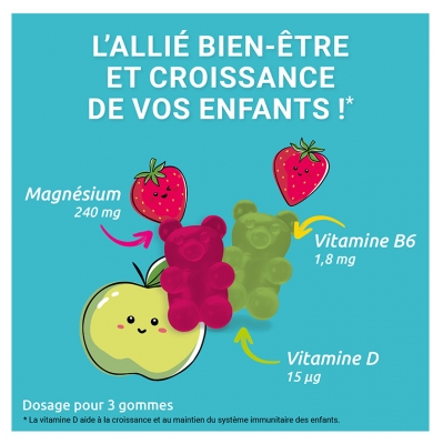 Mag 2 Kids Croissance et Immunité 30 Gommes