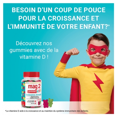 Mag 2 Kids Croissance et Immunité 30 Gommes