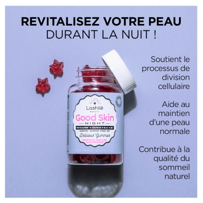Lashilé Beauty Good Skin Night 60 Gummies