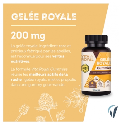 Vitavea Vita'Royal Gelée Royale Lot de 2 x 30 Gummies Offre Spéciale