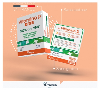 Vitavea Vitamine D 1000 UI 90 Comprimés