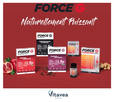 Vitavea Force G Booster Shot Énergie Immédiate 15 Ampoules + 5 Offertes