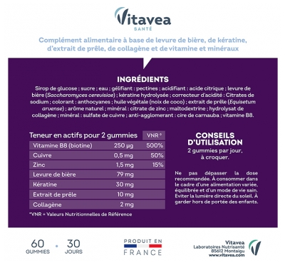 Vitavea Manhaé Cap Expert 60 Gummies