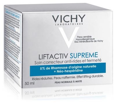 Vichy LiftActiv Supreme Soin Correcteur Anti-Rides et Fermeté Peau Normale à Mixte 50 ml