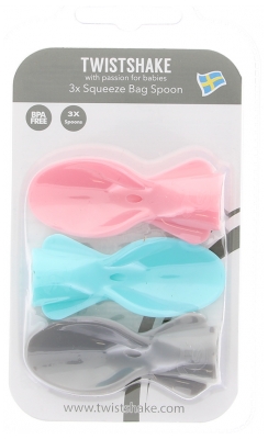 Twistshake Cucchiaio per Bottiglie Riutilizzabili Set da 3