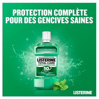 Listerine Total Care Bain de Bouche Dents et Gencives 500 ml