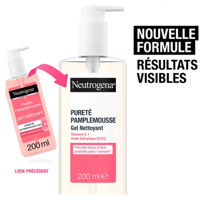 Neutrogena Gel Nettoyant Pureté Pamplemousse 150 ml