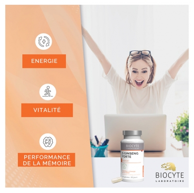 Biocyte Longevity 5 Ginseng Forte 40 Gélules