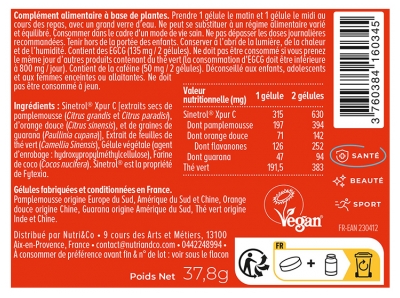 Nutri&Co Brûle-Graisse 60 Gélules