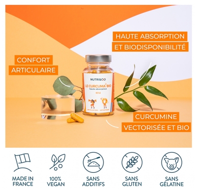 Nutri&Co Le Curcuma Bio 60 Gélules