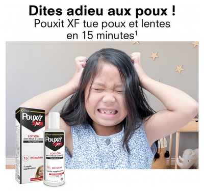 Pouxit Lotion Anti-Poux & Lentes Lot de 2 x 100 ml
