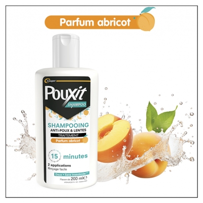 Pouxit Shampoing Anti-Poux & Lentes 2 x 200 ml Offre Spéciale