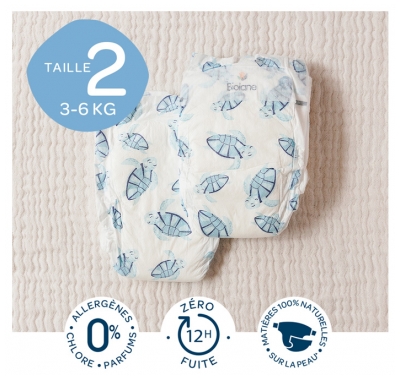 Biolane Couches Naturelles 28 Couches Taille 2 (3-6 Kg)