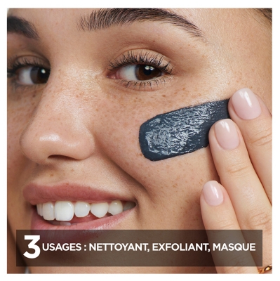 Garnier PureActive 3en1 Charbon Nettoyant Anti-Points Noirs 150 ml