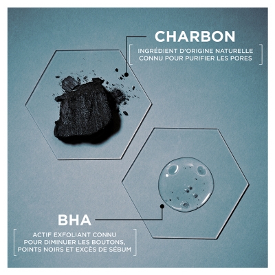 Garnier PureActive 3en1 Charbon Nettoyant Anti-Points Noirs 150 ml