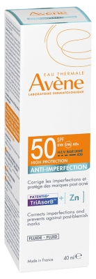 Avène Solaire Fluide Anti Imperfection SPF50 40 ml