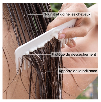 Pulpe de Vie Masque Capillaire Nourrissant et Démêlant Amande Douce 3en1 Bio 300 ml