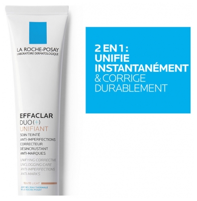 La Roche-Posay Effaclar Duo (+) Unifiant 40 ml - Teinte : Light