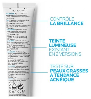 La Roche-Posay Effaclar Duo (+) Unifiant 40 ml - Teinte : Light