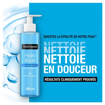 Neutrogena Hydro Boost Nettoyant Aqua-Gel Hydratant 200 ml