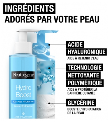 Neutrogena Hydro Boost Nettoyant Aqua-Gel Hydratant 200 ml
