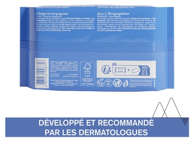 Uriage Bébé 1ères Lingettes d'Eau Nettoyante 70 Lingettes