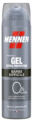 Mennen Shaving Gel Extra Protection Difficult Beard 200 ml Mennen Shaving Gel Extra Protection Difficult Beard 200 ml