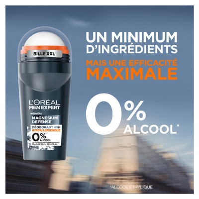 L'Oréal Paris Men Expert Magnesium Défense Déodorant 48H Bille XXL 50 ml