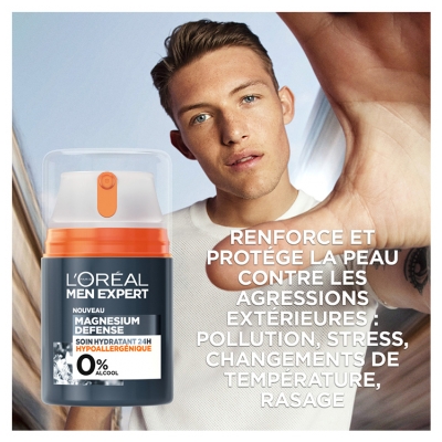 L'Oréal Paris Men Expert Magnesium Défense Soin Hydratant 24H 50 ml